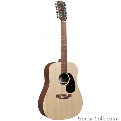 Martin D-X2E 12-String | X Series | Dreadnought Acoustic-Electric Guitar | Solid Spruce Top, HPL B&S | Fishman | Gig Bag