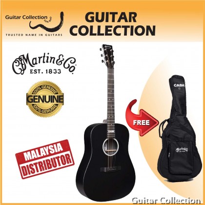 Martin DX Johnny Cash | Custom Signature Edition | X Series | Acoustic-Electric Guitar | Full HPL | Fishman | Gig Bag