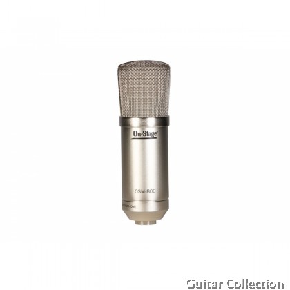 On Stage AS800 FET Condenser Microphone for Vocal & Instrument (with case & pouch)