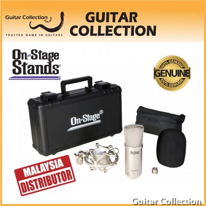 On Stage AS800 FET Condenser Microphone for Vocal & Instrument (with case & pouch)
