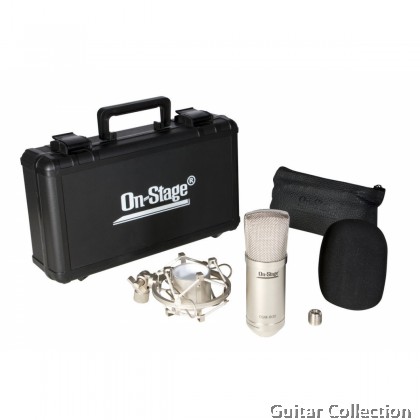 On Stage AS800 FET Condenser Microphone for Vocal & Instrument (with case & pouch)