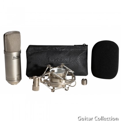On Stage AS800 FET Condenser Microphone for Vocal & Instrument (with case & pouch)