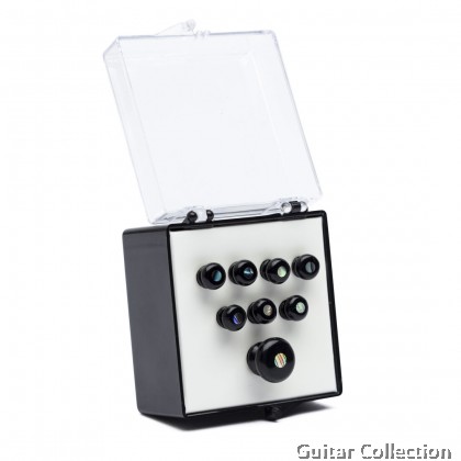 Martin 18APP42 Pearl Inlaid Bridge Pins & Endpin Set | Black