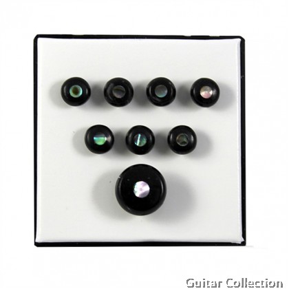 Martin 18APP42 Pearl Inlaid Bridge Pins & Endpin Set | Black