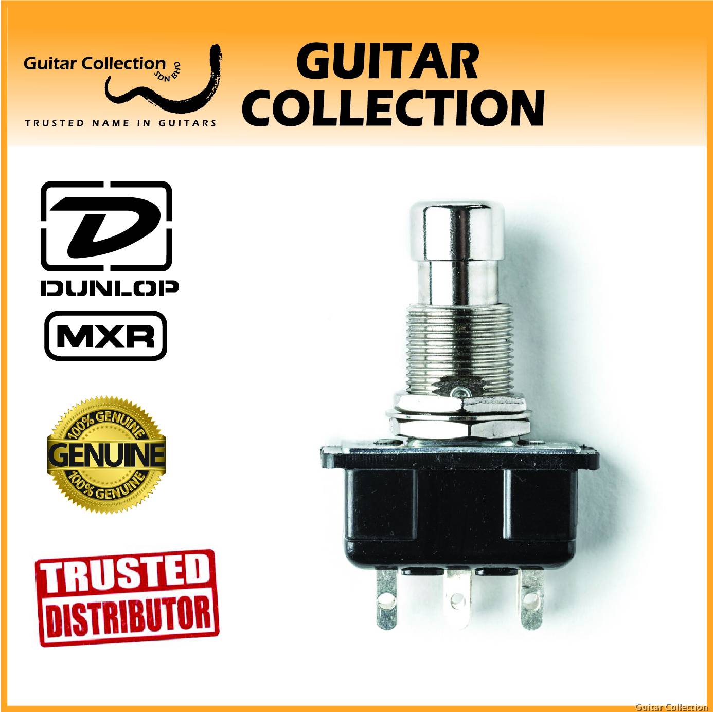 Jim Dunlop ECB555 On/Off Switch | Double Pole Double Throw Jim Dunlop ECB555 On/Off Switch | Double Pole Double Throw
