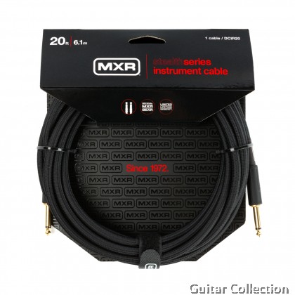 Jim Dunlop MXR DCIR20 Stealth Series Instrument Guitar Cable | 20ft (6.1m)