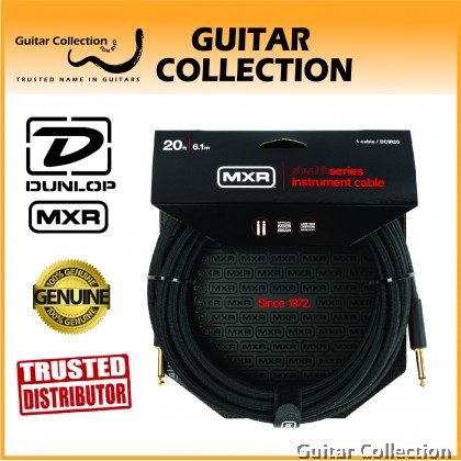 Jim Dunlop MXR DCIR20 Stealth Series Instrument Guitar Cable | 20ft (6.1m)