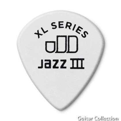 Jim Dunlop 498P Tortex Jazz III XL Guitar Picks | 0.73mm - 1.50mm (12 pcs/pack)
