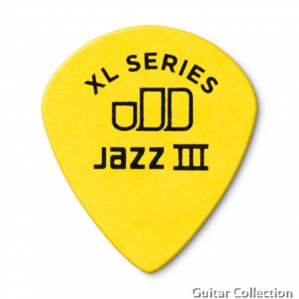 Jim Dunlop 498P Tortex Jazz III XL Guitar Picks | 0.73mm - 1.50mm (12 pcs/pack)