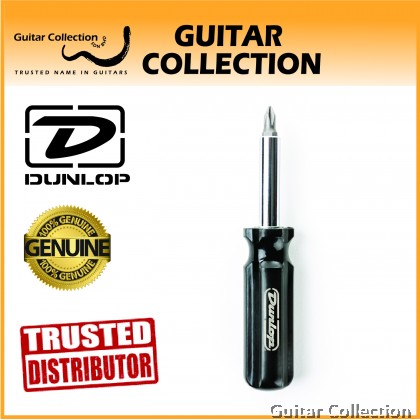 Jim Dunlop DGT06 Screwdriver | Comes with Multiple Screwdriver Heads | System 65 Tools