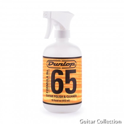 Jim Dunlop 6516 Guitar Polish & Cleaner (16oz Spray Bottle) | Formula 65
