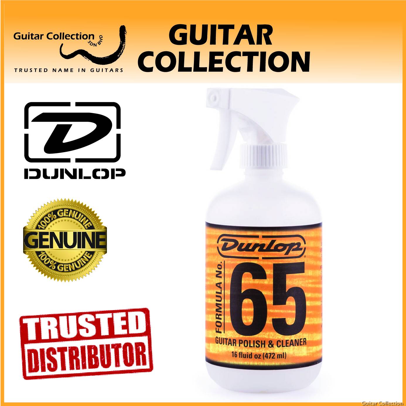 Dunlop Formula 65 Guitar Polish & Cleaner 1 oz