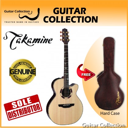 Takamine TSF48C Legacy Series NEX Cutaway Acoustic-Electric Guitar, CTP-3 Preamp & Hard Case (Made in Japan)