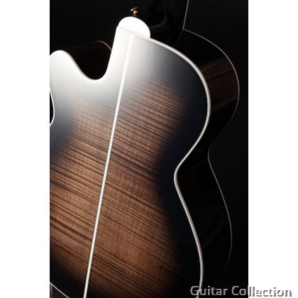 Takamine EF450C-TT TBB Thermal Top Series NEX Cutaway Acoustic-Electric Guitar, Transparent Black Burst, TLD-2 Preamp & Hard Case (Made in Japan)