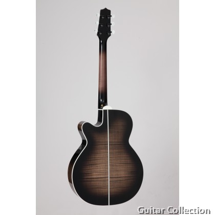 Takamine EF450C-TT TBB Thermal Top Series NEX Cutaway Acoustic-Electric Guitar, Transparent Black Burst, TLD-2 Preamp & Hard Case (Made in Japan)