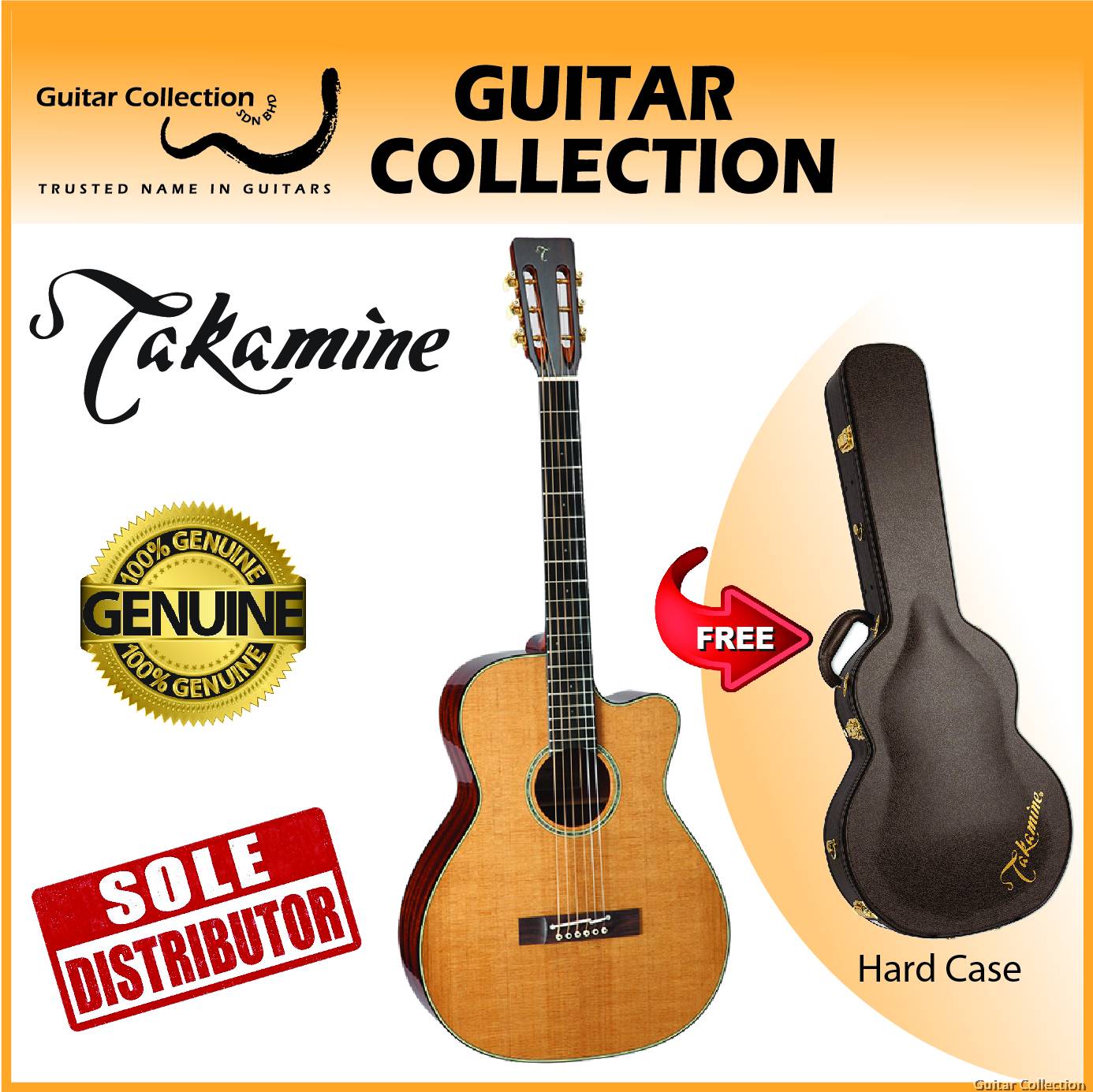 レア Takamine タカミネ EF740FS-TT エレアコ 単板 輸出品番