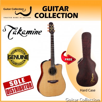Takamine CP3DC OV Custom Pro Series Dreadnought Cutaway Acoustic-Electric Guitar, CTP-3 Preamp & Hard Case (Made in Japan)