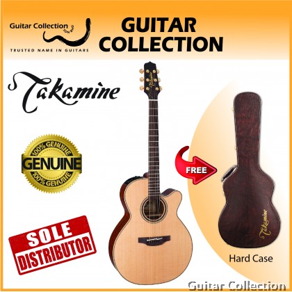 Takamine CP3NC OV Custom Pro Series NEX Body Cutaway Acoustic-Electric Guitar, CTP-3 Preamp & Hard Case (Made in Japan)