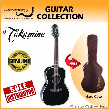 Takamine CP3NY BL Custom Pro Series New Yorker Acoustic-Electric Guitar, CT4BII Preamp & Hard Case (Made in Japan)