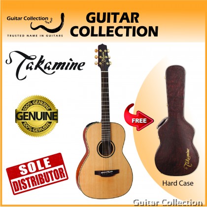 Takamine CP3NYK Custom Pro Series New Yorker Acoustic-Electric Guitar, CT4BII Preamp & Hard Case (Made in Japan)