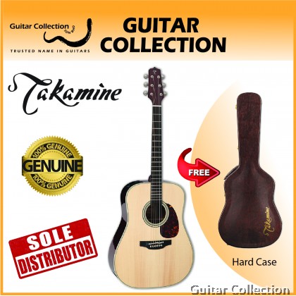 Takamine CP5D OAD Custom Pro Series Dreadnought Acoustic-Electric Guitar, CT4-DX Preamp & Hard Case (Made in Japan)