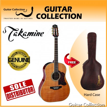 Takamine CRN-TS1 Thermal Top Pro Series Dreadnought Acoustic-Electric Guitar, CT4BII Preamp & Hard Case (Made in Japan)