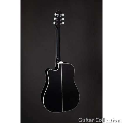 Takamine EF341DX Deluxe Pro Series Dreadnought Cutaway Acoustic-Electric Guitar, CT4BII Preamp & Hard Case (Made in Japan)