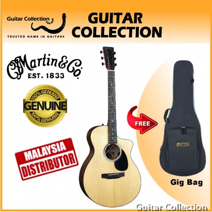 Martin SC-10E Koa | Road Series | Acoustic-Electric Guitar | Solid Spruce Top, Koa B&S | Fishman | Gig Bag