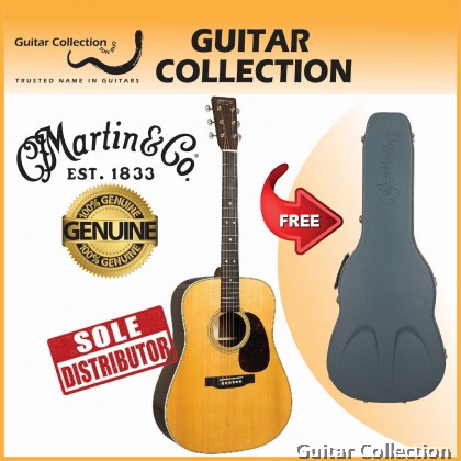 Martin D-28E LR Baggs | Standard Series | Dreadnought Acoustic-Electric Guitar | Solid Spruce Top, Rosewood B&S | Case