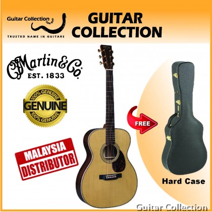 Martin OM-28E Modern Deluxe | OM Acoustic-Electric Guitar | Solid VTS Spruce Top, Rosewood B&S | Fishman | Case