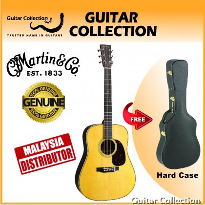 Martin HD-28E | Standard Series | Acoustic- Electric Guitar | Solid Spruce & Rosewood B&S | Fishman Electronics | Case