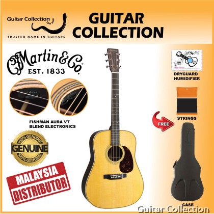 Martin HD-28E | Standard Series | Dreadnought Acoustic-Electric Guitar | Solid Spruce Top, Rosewood B&S | Fishman | Case