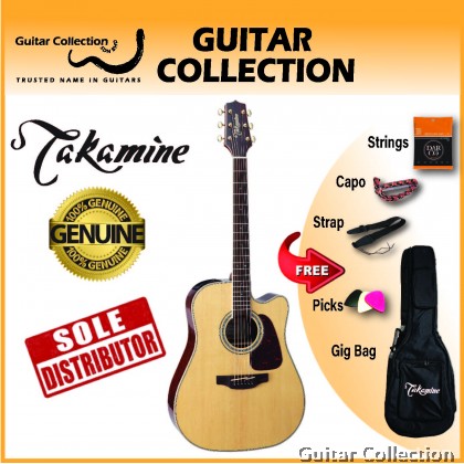 Takamine GD90CE-MD NAT | Dreadnought Cutaway Acoustic-Electric Guitar | Solid Spruce Top, Rosewood B&S | TK-40D