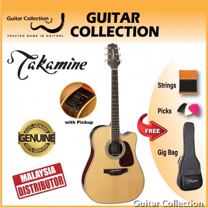 Takamine GD90CE-MD NAT | Dreadnought Cutaway Acoustic-Electric Guitar | Solid Spruce Top, Rosewood B&S | TP-4TD | Bag