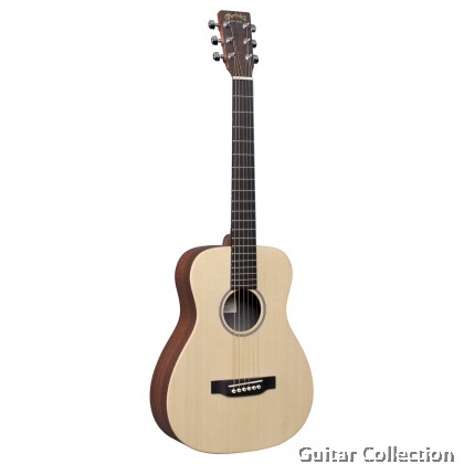 Martin LX1E Little Martin | X Series | Travel Aco-Elec Guitar | Solid Spruce Top, Mahogany HPL B&S | Fishman | Gig Bag