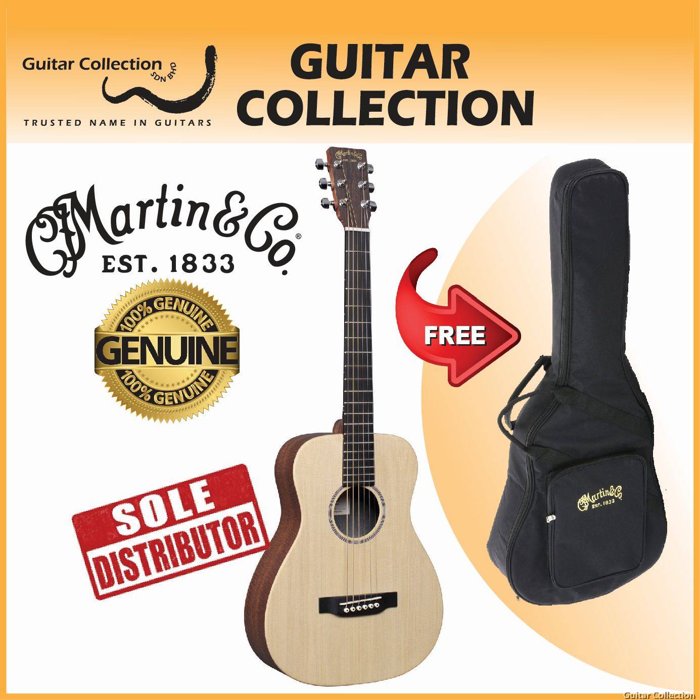 Lx1e little shop martin travel guitar
