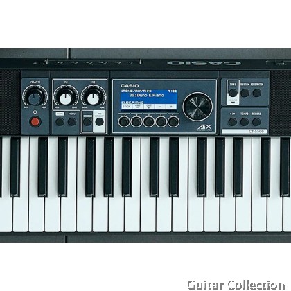 Casio Casiotone CT-S500 | 61 Keys Keyboard | Free Adaptor, Stand, & Sustain Pedal (Black) (CT-S500/ CTS500)