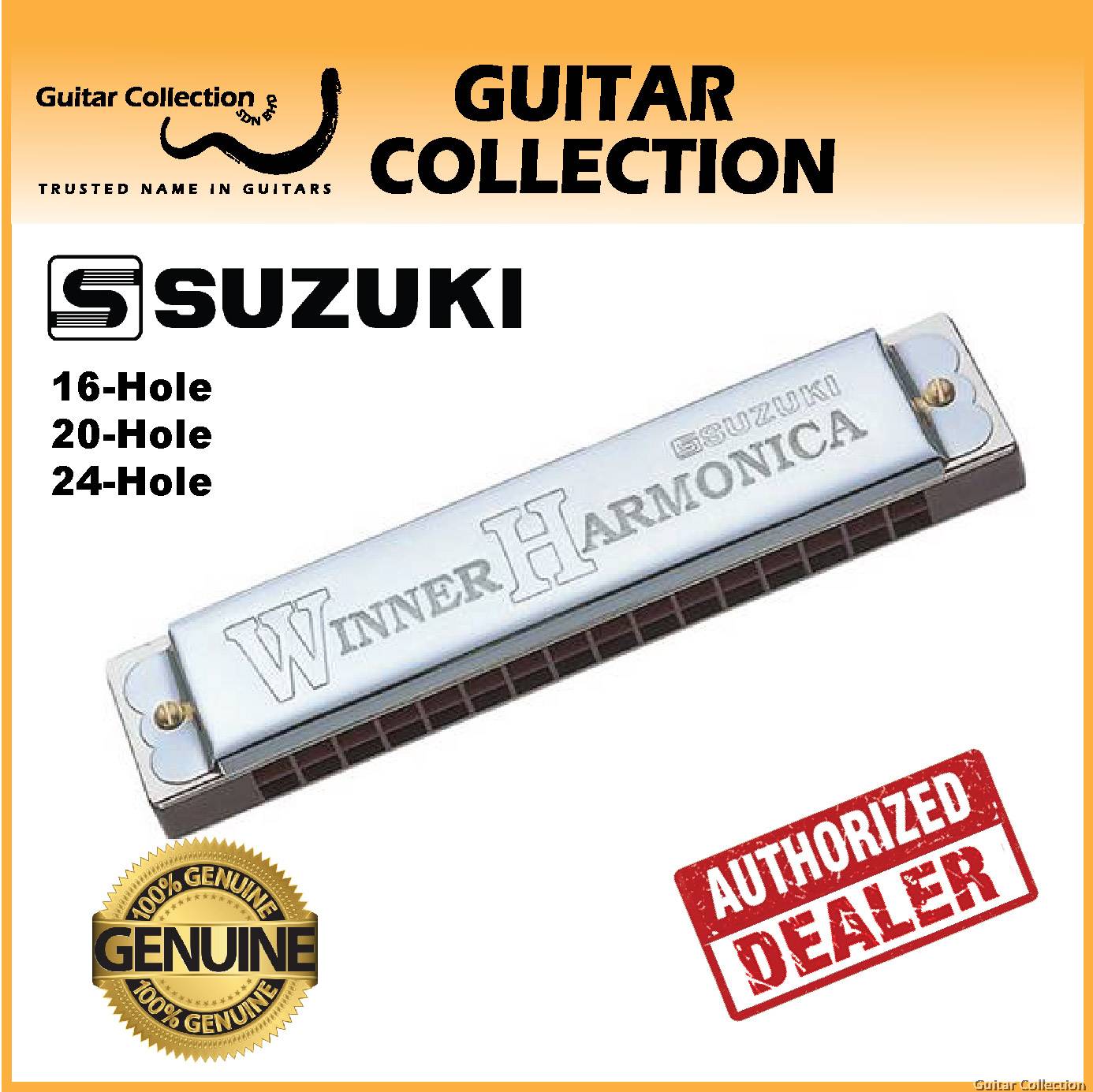 Suzuki winner harmonica 20 holes hot sale