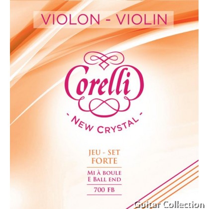 Savarez 700FB Corelli New Crystal Violin Hard / High Tension Stabilonwound (E ball) (Made in France)