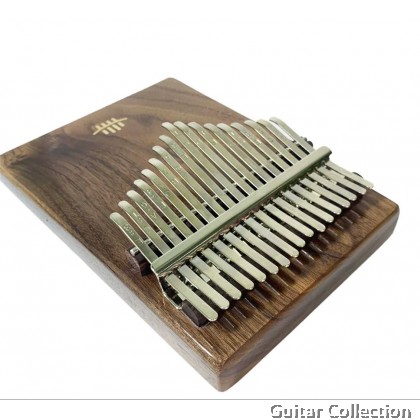 Hluru HR-17KXWT 17 keys Full Solid Walnut Wood Kalimba | With Hard Case, Pickup, Bag, Hammer, Stickers, Cloth, Song Book