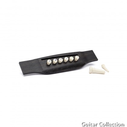 Martin 18APP45 Pearl Inlaid Bridge Pins & Endpin Set | White