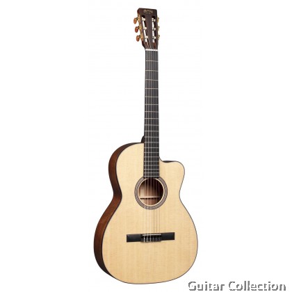 Martin 000C12-16E Nylon | 16 Series | 000 CW Classical-Elec Guitar | Solid Spruce Top, Mahogany B&S | Fishman | Gig Bag