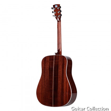 SAGA A1-D | High End Series | Dreadnought Acoustic Guitar | Solid Spruce Top, Sapele B&S | Case
