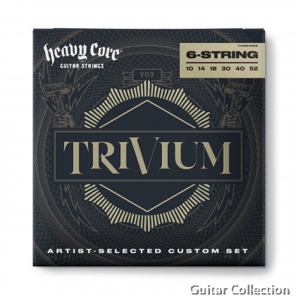 Jim Dunlop TVMN1052 Trivium String Lab Series | Heavy Core Electric Guitar Strings | 010 - 052