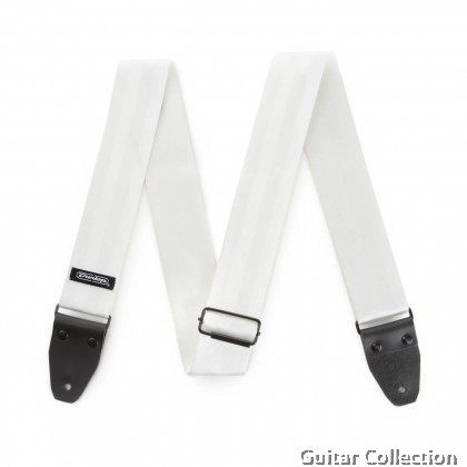 Jim Dunlop DST7001 Deluxe Seatbelt Guitar Strap (Red / Grey / White) (Length: 41" - 72") (Width: 2")