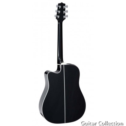 Takamine GD34CE BLK | Dreadnought Acoustic-Electric Guitar | Solid Spruce Top, Mahogany B&S | TP-3G | Bag