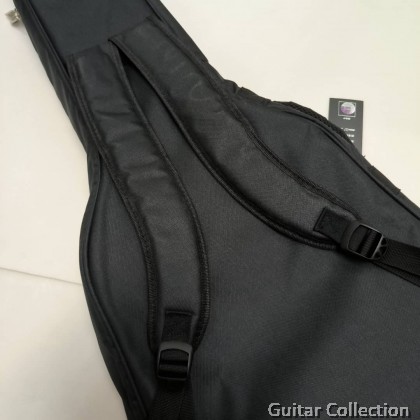 Saga 8mm Padded Acoustic Guitar Gig Bag | Black (Fits 40" & 41" Guitars)