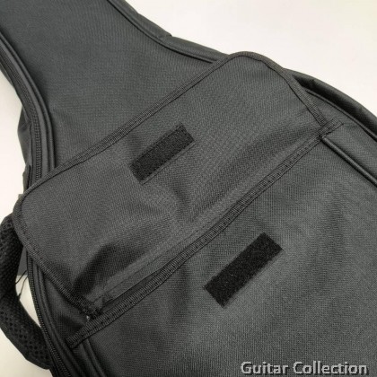 Saga 8mm Padded Acoustic Guitar Gig Bag | Black (Fits 40" & 41" Guitars)