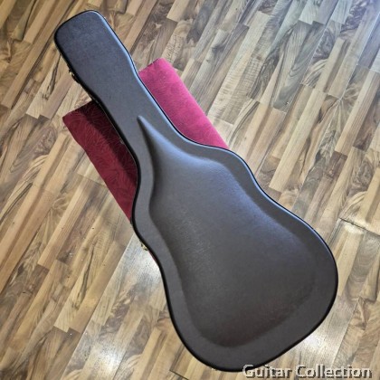 SAGA Brown Premium Acoustic Guitar Hardcase (Fits 40" & 41" Guitars)