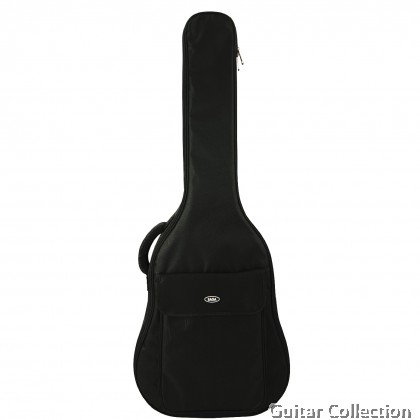 Saga 8mm Padded 3/4 Size Acoustic Guitar Gig Bag | Black (Fits 36" Guitars)